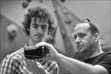 Adam Ondra - ze setkání v lezeckém centru Tendon Blok, foto: Petr Piechowicz