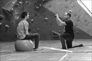 Adam Ondra - ze setkání v lezeckém centru Tendon Blok, foto: Petr Piechowicz