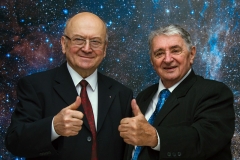 Vladimír Remek (vlevo) s Oldřichem Pelčákem