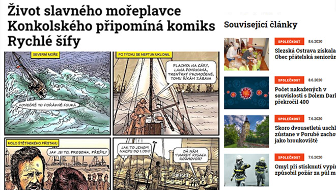 Odkaz na reportáž v magazínu Patriot